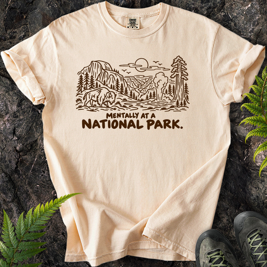 Mentally At A National Park T-Shirt