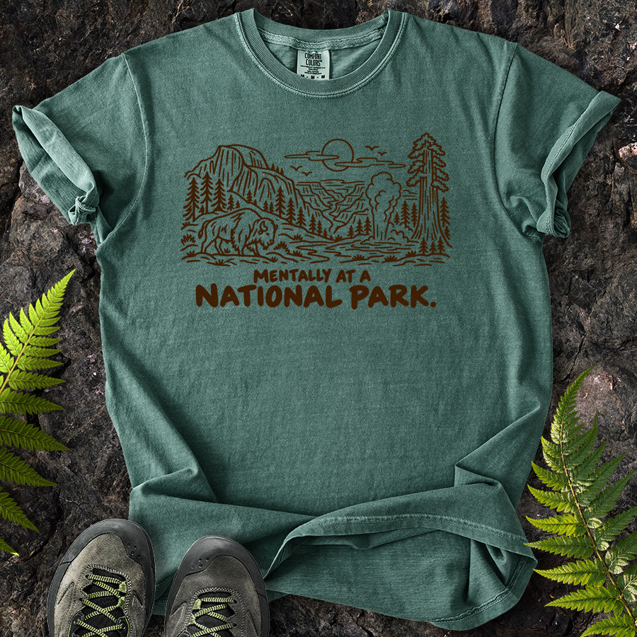 Mentally At A National Park T-Shirt