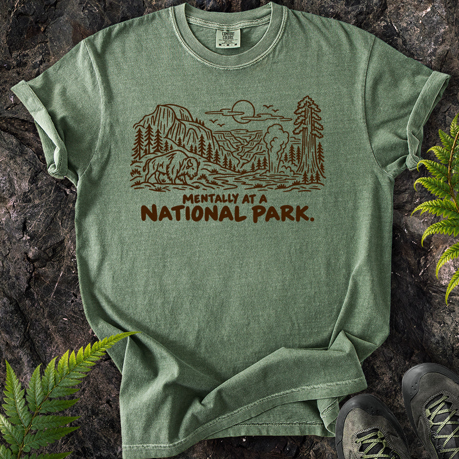 Mentally At A National Park T-Shirt