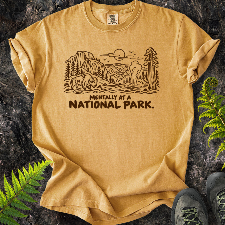 Mentally At A National Park T-Shirt