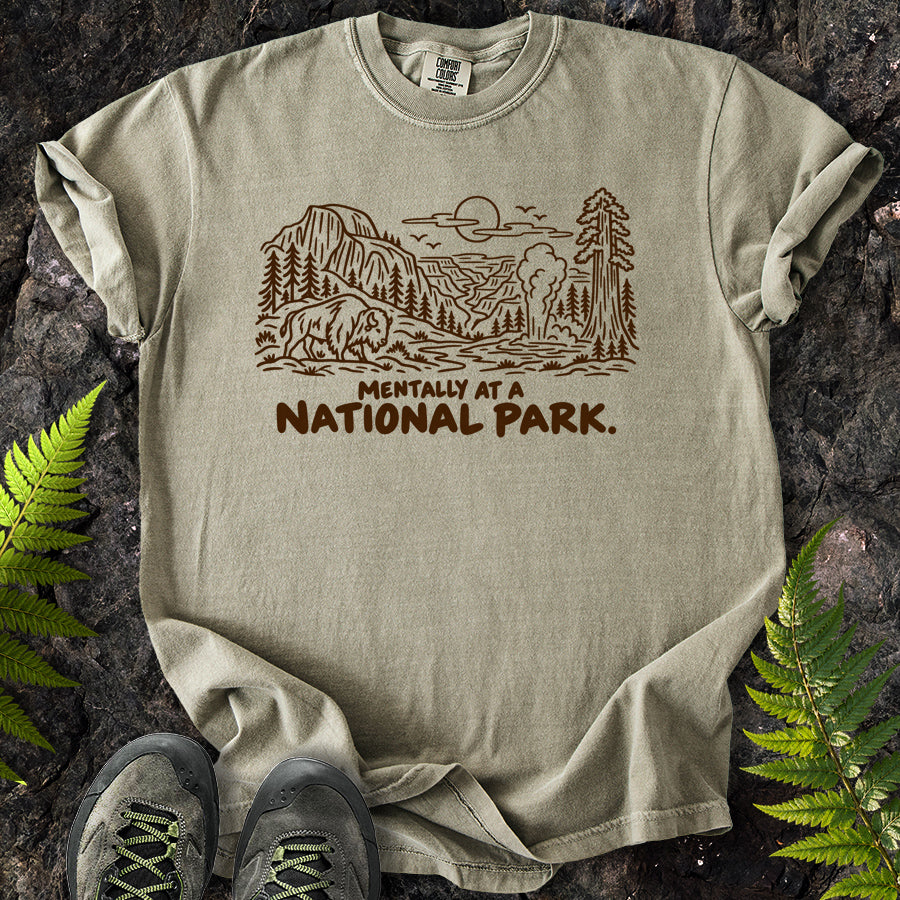 Mentally At A National Park T-Shirt