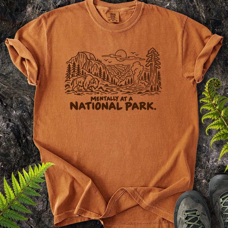 Mentally At A National Park T-Shirt