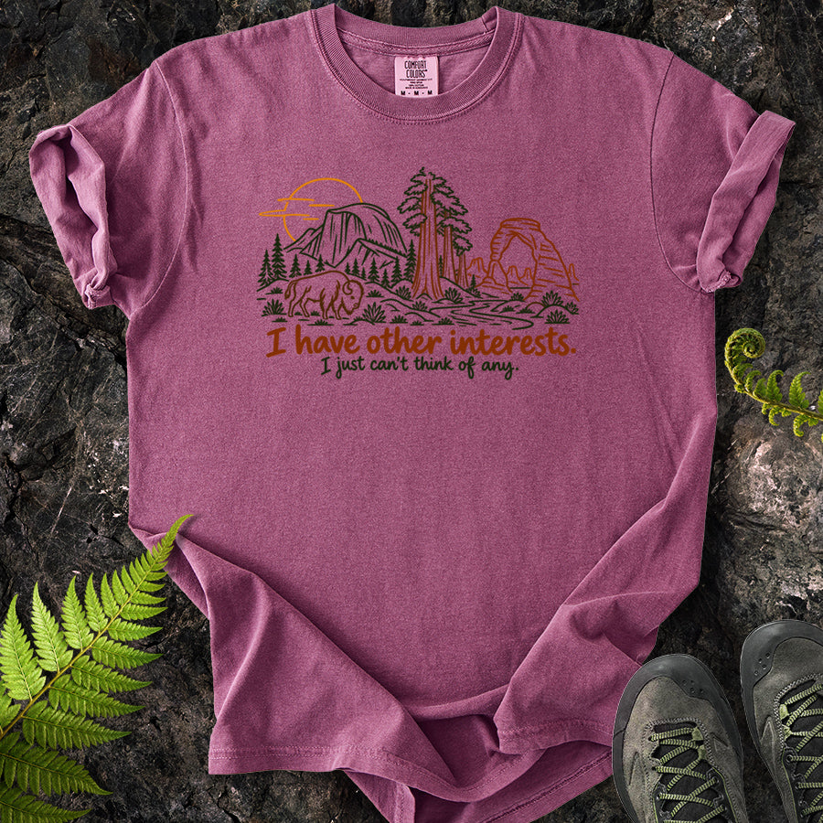 I Have Other Interests Lines T-Shirt