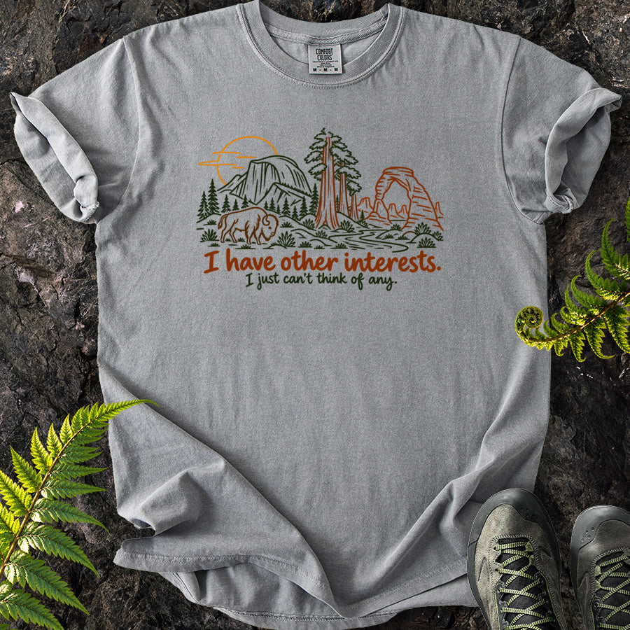I Have Other Interests Lines T-Shirt