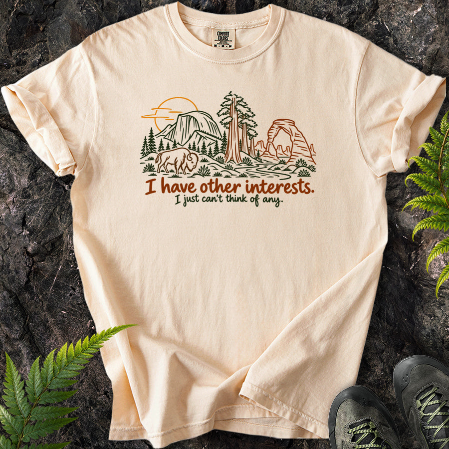I Have Other Interests Lines T-Shirt