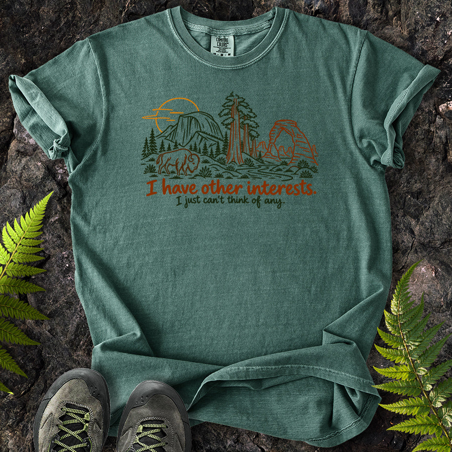 I Have Other Interests Lines T-Shirt