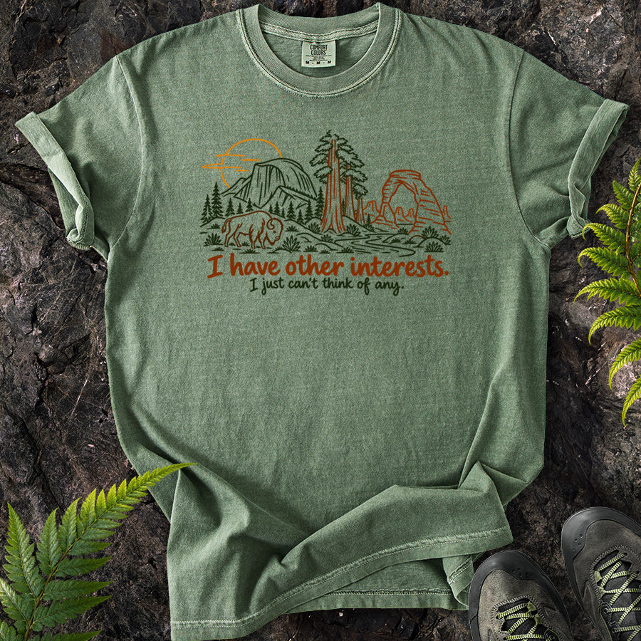 I Have Other Interests Lines T-Shirt