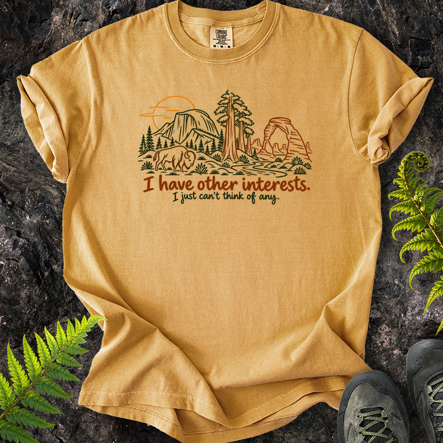 I Have Other Interests Lines T-Shirt