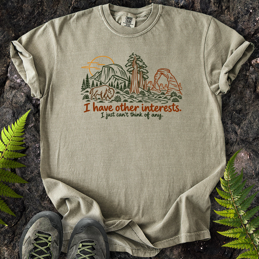 I Have Other Interests Lines T-Shirt