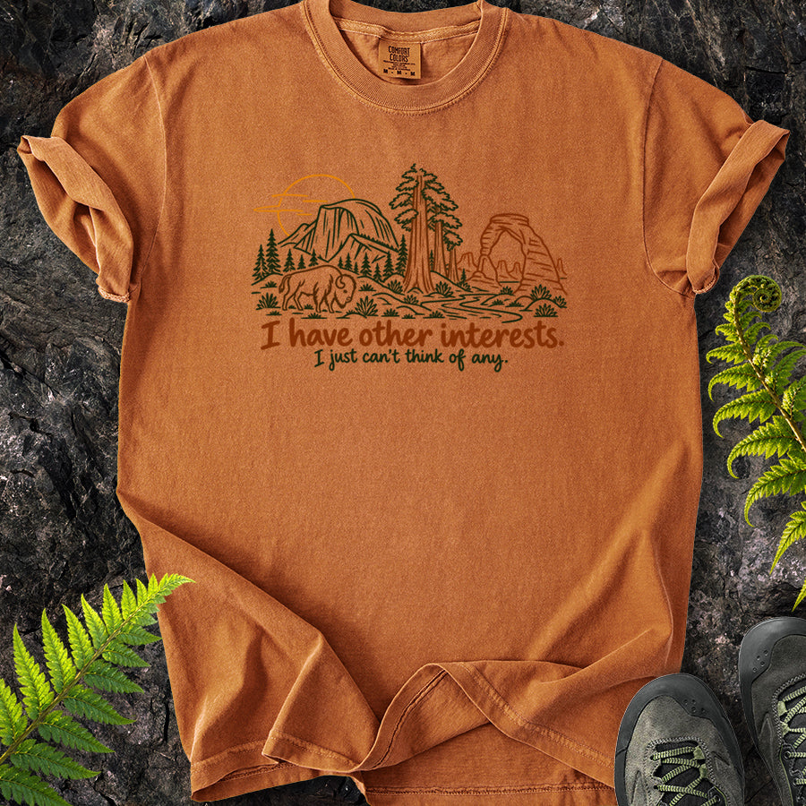 I Have Other Interests Lines T-Shirt