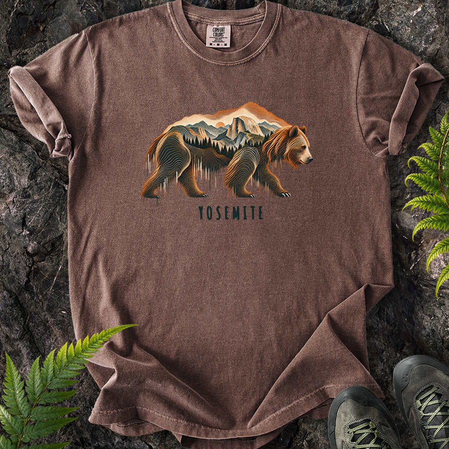 Yosemite Topo Bear T-Shirt