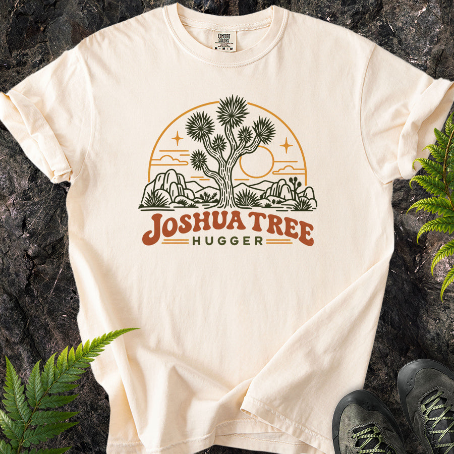 Joshua Tree Hugger Brown Lines T-Shirt