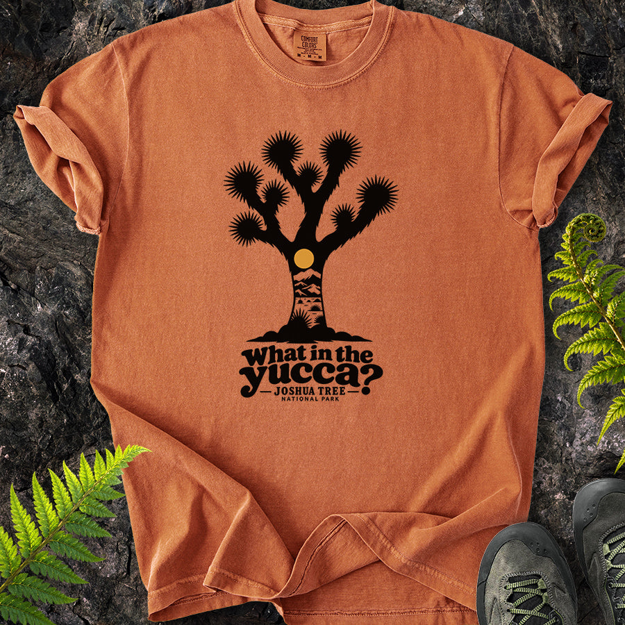 What In The Yucca Joshua Tree Silhouette T-Shirt